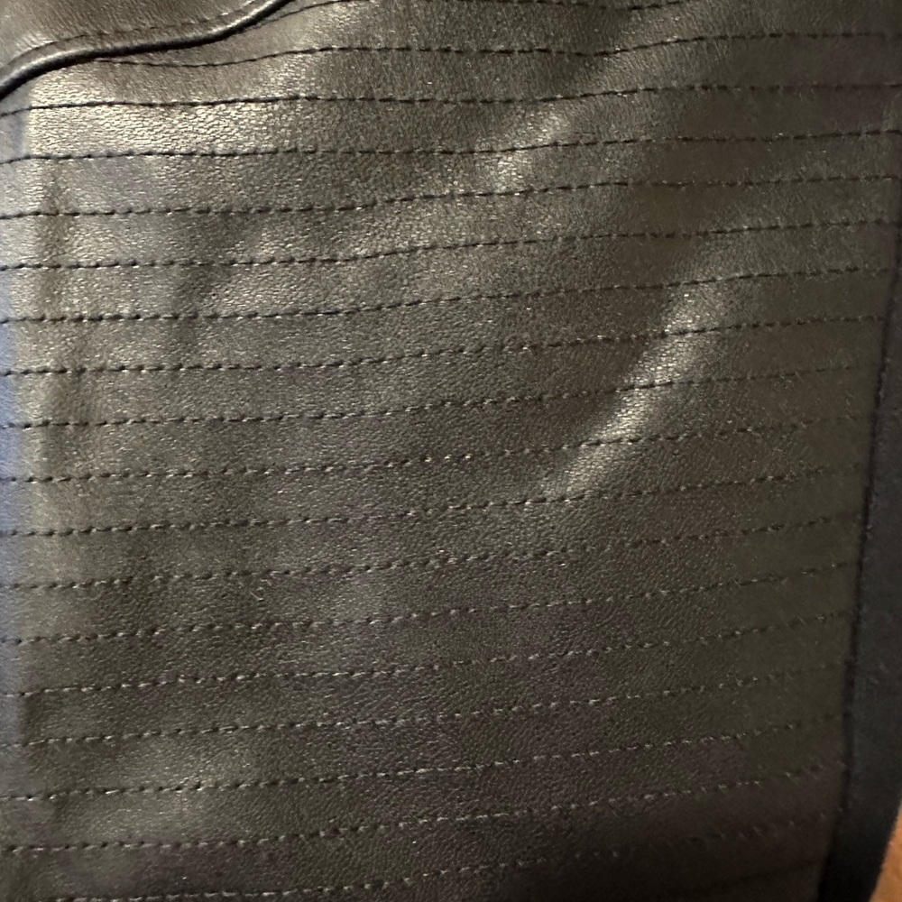 Faux leather Nordstrom PB leggings never worn size M